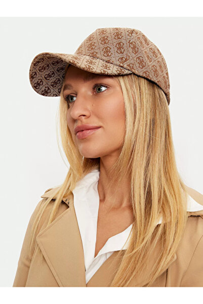 Guess Women's cap, beige with Printed, Fall/Winter collection