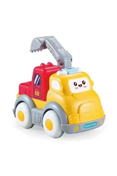 Youleen لعبة شاحنة حفارة صغيرة للأطفال من عمر 19 شهرًا فما فوق - مركبة بناء م...