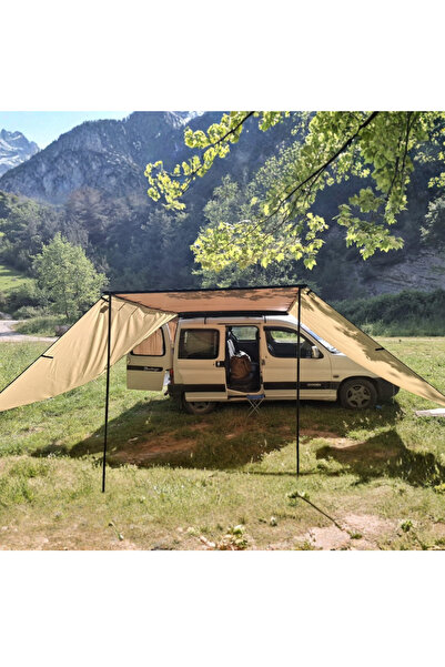 Lic LifeInCamp 2×3 m Araç Üstü Yan Tente ve 2 Adet Yan Duvar Su Geçirmez Kumaş