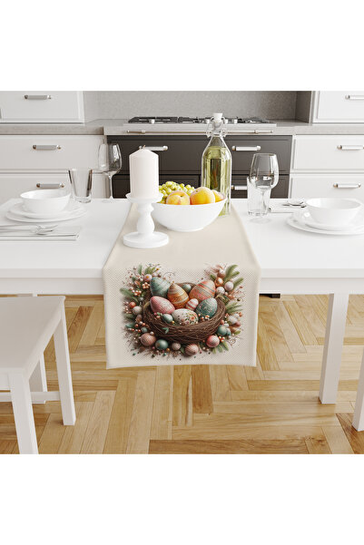Filamente Digital Print Pack of Table Runner -Eggs Patterned - Easter - Happy...