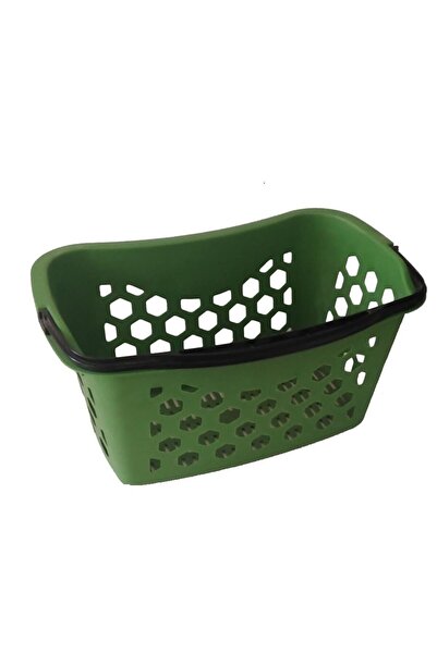 RafBurada 5 Adet Fasulye Tipi-Oval Plastik Alışveriş Sepeti - Market El Sepet...