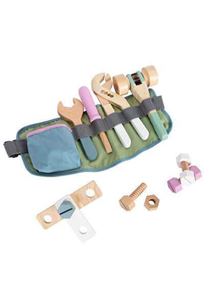 Small Foot Wooden tool belt, Small Foot, Nordic, 3 years+