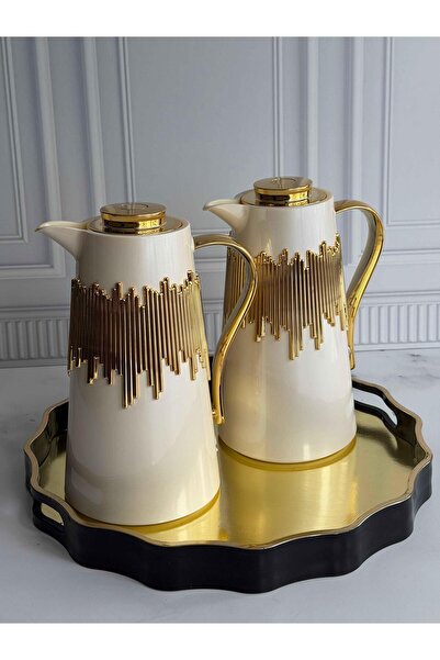 ROSSEV Termos İnci Gold Shiny 2 Pieces
