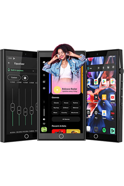 MECHEN Player MP3 Android 13, 192 GB (64 GB ROM + card de 128 GB), Bluetooth ...