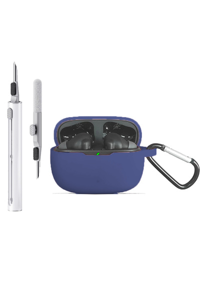 Generic جراب سيليكون لجهاز JBL Wave Beam، غطاء حماية ممتاز مقاوم للصدمات مع ح...