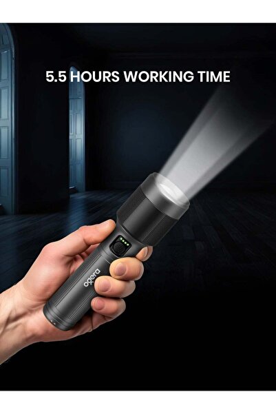 Ogera Rechargeable LED Flashlight | 40W High-Power Laser Light | 3500 Lumens ...