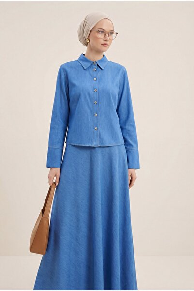 HİJABAYA Σετ Tensel με Κλοσέ φούστες και κουμπιά στο επάνω μέρος