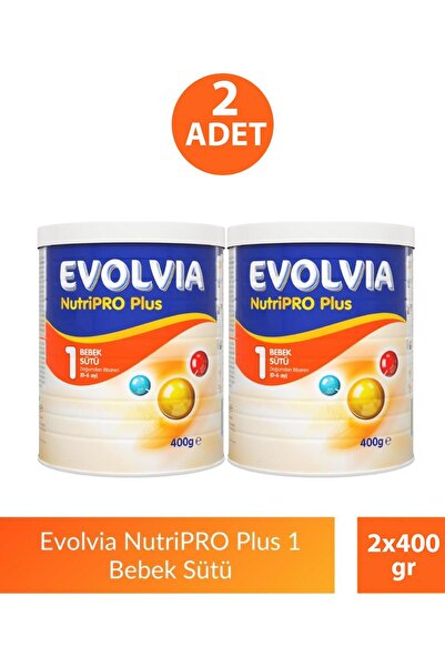 Evolvia Nutri Pro Plus 1 Bebek Sütü 0-6 Ay 400 gr 2 Adet