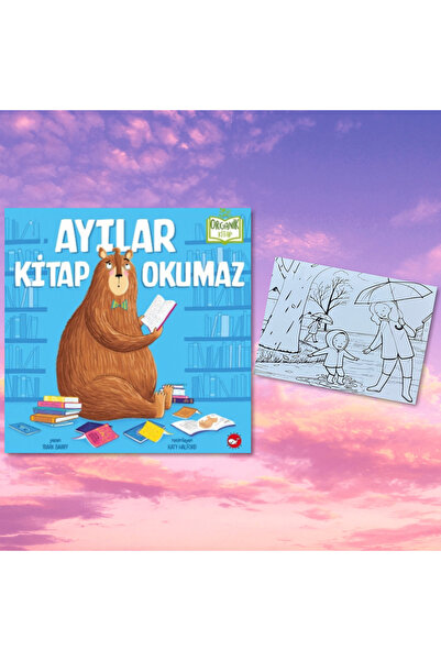 Beyaz Balina Yayınları Bears Don'T Read Books / Organic Book / Hardcover / Po...