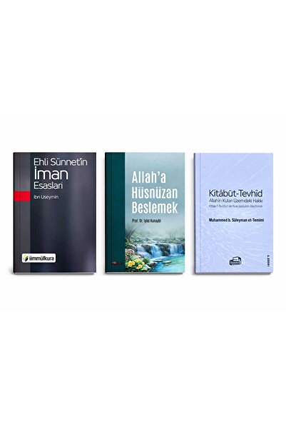 Çağdaş Kitap İman Tevhid Seti / Allaha Hüsnüzan Beslemek - Kitabut Tevhid - E...