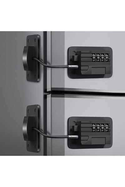 Arabest Fridge Lock (2 Pack), Heavy Duty Combination Refrigerator Lock, for F...