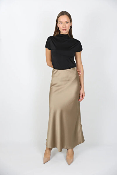 ZT MED Long Satin Skirt