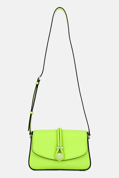Michael Kors Women Brand Logo Cross Body Bag, Light Green