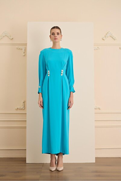 SENNA BREGEE DRESS Turkuaz