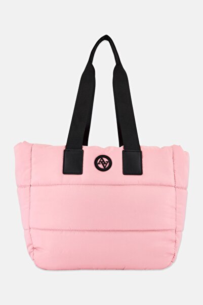 Adrienne Vittadini Women Brand Logo Tote Bag, Pink