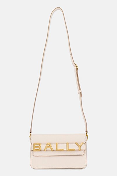 Bally Women Brand Logo Cross Body Bag, Cream