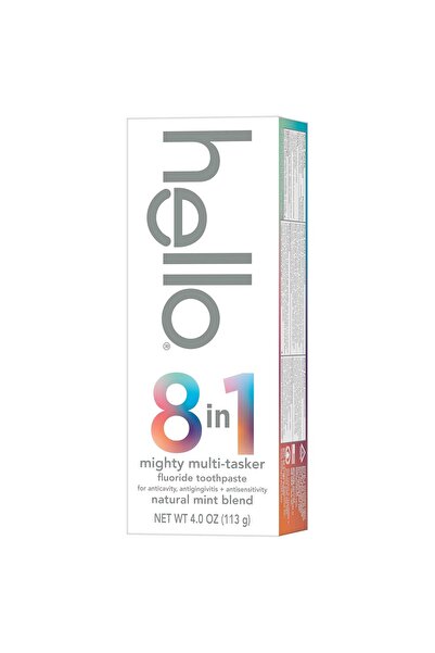 Hello Pastă de dinți, Hello, Mighty Multitasker, îngrijire orală 8 în 1, ment...