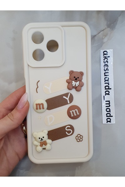 ZB Aksesuarda Moda حافظة سيليكون متوافقة مع هاتف REALME C53