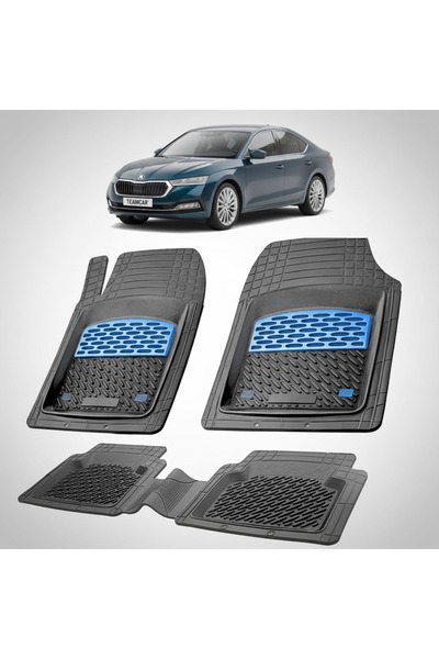 TEAMCAR Πατάκια Skoda Octavia IV Sedan 2019+ | Μπλε