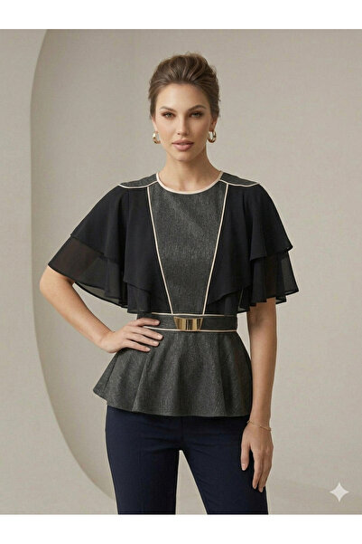 Moda İlgi MODAİLGİ Fırfırlı Bluz 10099