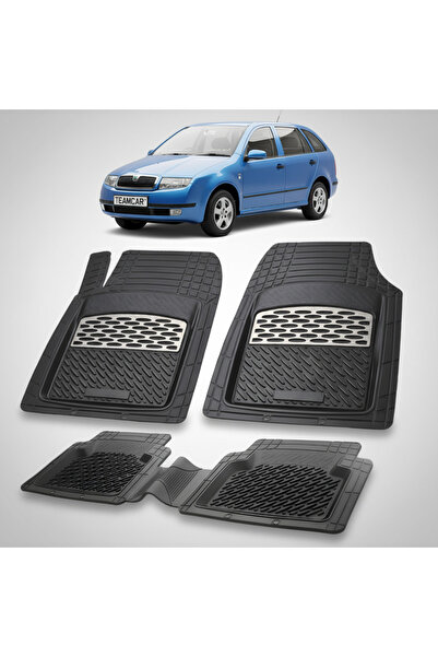 TEAMCAR Συμβατά πατάκια δαπέδου Skoda Fabia I Combi 1999-2007 | Ασημί