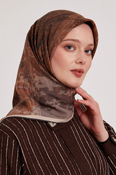 Levidor Royal Scarf Batik Pattern Coffee