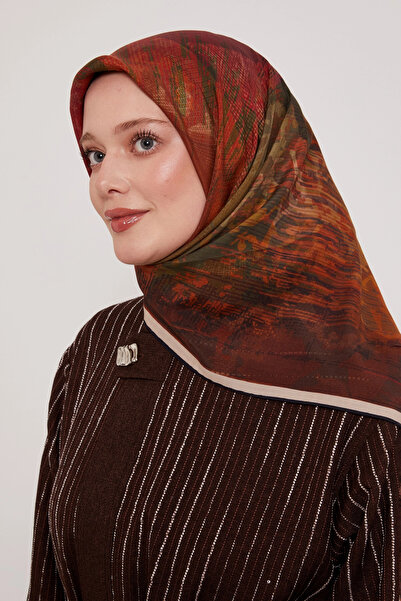 Levidor Royal Scarf Batik Pattern Tan