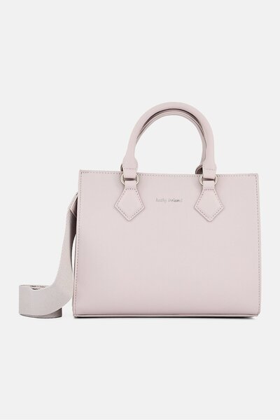 Kathy Ireland Women Brand Logo Handbag, Light Lavender