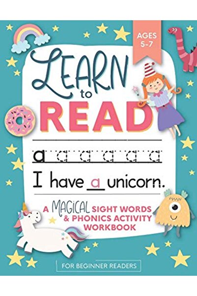 MODERN تعلّم القراءة: كتاب أنشطة سحري للكلمات البصرية والصوتيات للقراء المبتد...