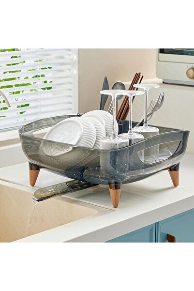 Arabest Dish Drying Rack for Kitchen Counter, Dish Drainers, Dish Rack Tray f...