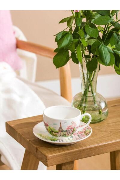 LC Waikiki Mixed Set of Printed Porcelain Tea Cups (S6)