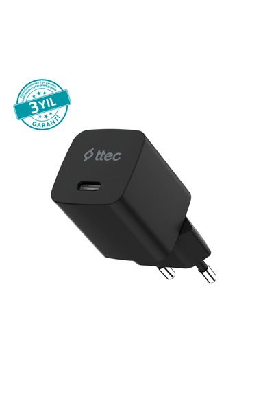 Ttec SmartCharger GAN 45W AVS PD Seyahat Hızlı Şarj Aleti