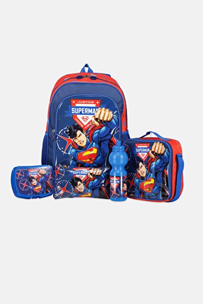 DC COMICS 5in1 Superman School Set, Blue