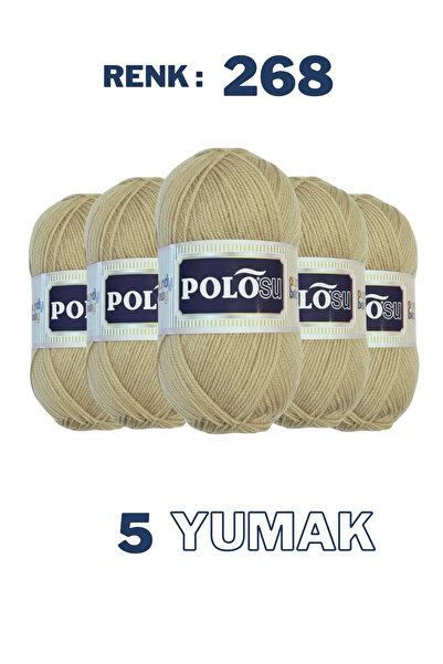Polosu (5 Pieces) Candy Baby 100% Premium Acrylic Baby Knitting Yarn - 268 - ...