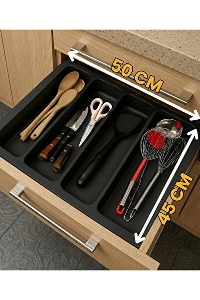 almital mobilya aksesuarları furniture accessories 50x45 cm. 4 Gözlü Antrasit...