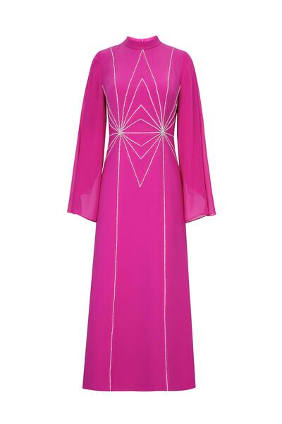 SENNA ORCHID DRESS Fuşya