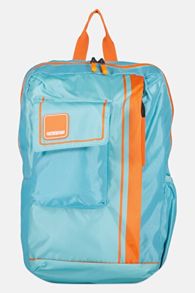 American Tourister Women Brand Logo Backpack, Teal Green