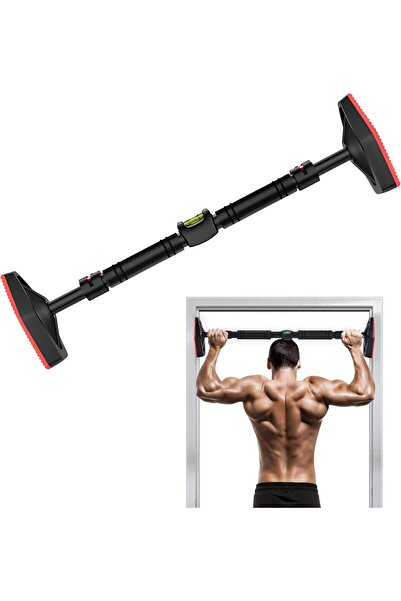 Axpeih جهاز تمارين منزلية قابل للتعديل بدون حفر، قضيب سحب للباب، ثابت ومضاد ل...