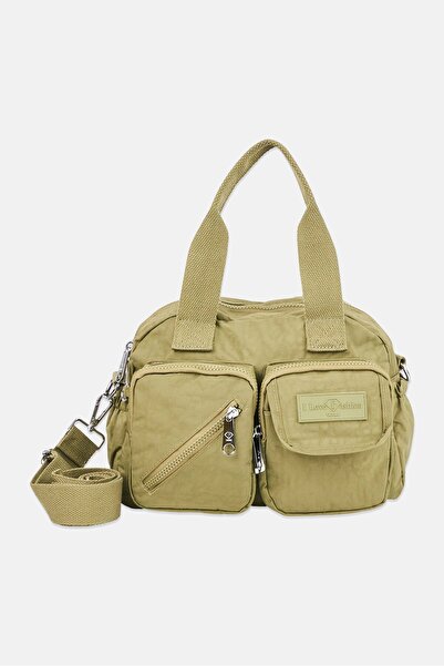 I Love Fashion Women Brand Logo Handbag, Olive