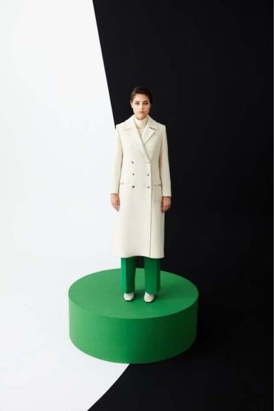 SENNA DENISSE COAT Ekru