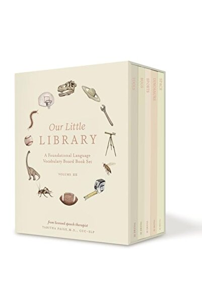 Blue Star Press مكتبتنا الصغيرة، المجلد 3: مجموعة كتب لوحية لمفردات اللغة الأ...