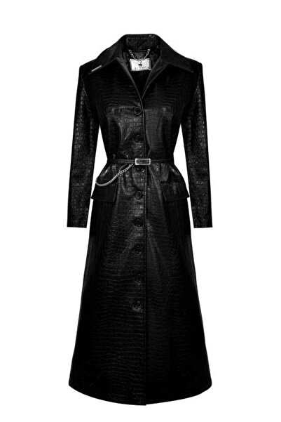 SENNA SEMOLINA TRENCH Siyah