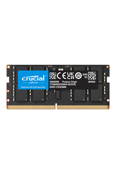 Crucial Ct16g64c52cs5، 16 جيجابايت، 6400 ميجاهرتز، Ddr5، Cl52، Sodımm، ذاكرة ...