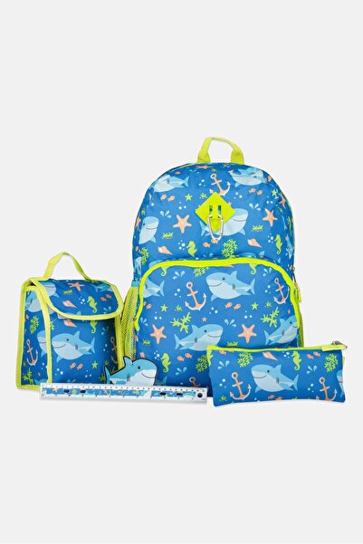 AD Sutton & Sons طقم حقيبة ظهر للأطفال الأولاد مكون من 6 قطع برسومات مطبوعة، ...