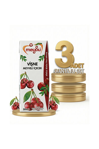 Meysu Nektar Vişne 3x200 Ml