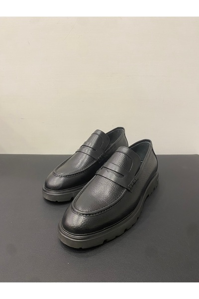 Özay Pantofi clasici pentru bărbați, din piele naturală, cu talpă groasă