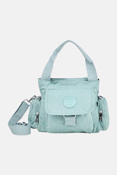 I Love Fashion Women Brand Logo Handbag, Haze Blue