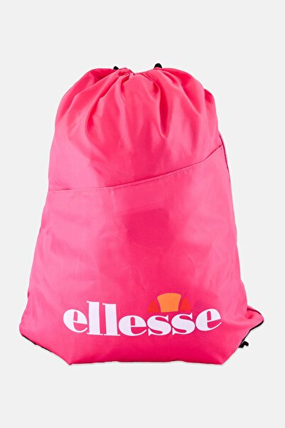 Ellesse Women Brand Logo Drawstring Backpack, Pink