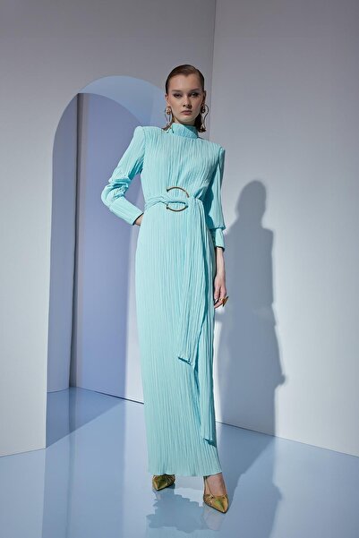 SENNA LEONIE DRESS Gök Mavisi