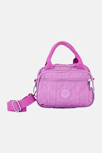 I Love Fashion Women Brand Logo Cross Body Bag, Purple